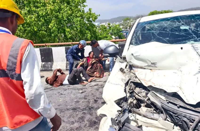  दिल्ली से हरिद्वार आ रही तीर्थ यात्रियों की कार दुर्घटनाग्रस्त , सात घायल