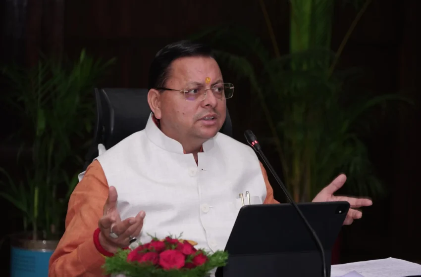  मुख्यमंत्री धामी ने पांच विधानसभा क्षेत्रों के लिए की गई घोषणाओं की समीक्षा की