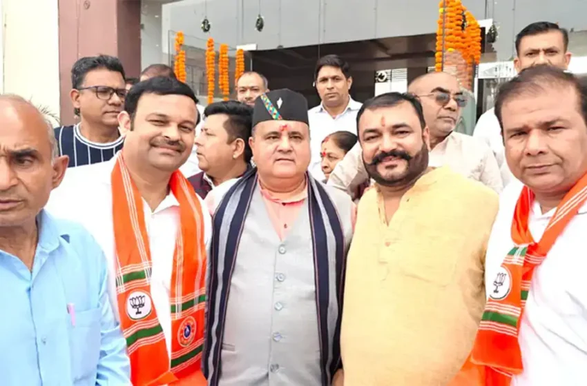  शिवम कश्यप की भाजपा में घर वापसी, प्रदेश अध्यक्ष महेंद्र भट्ट ने दिलाई सदस्यता