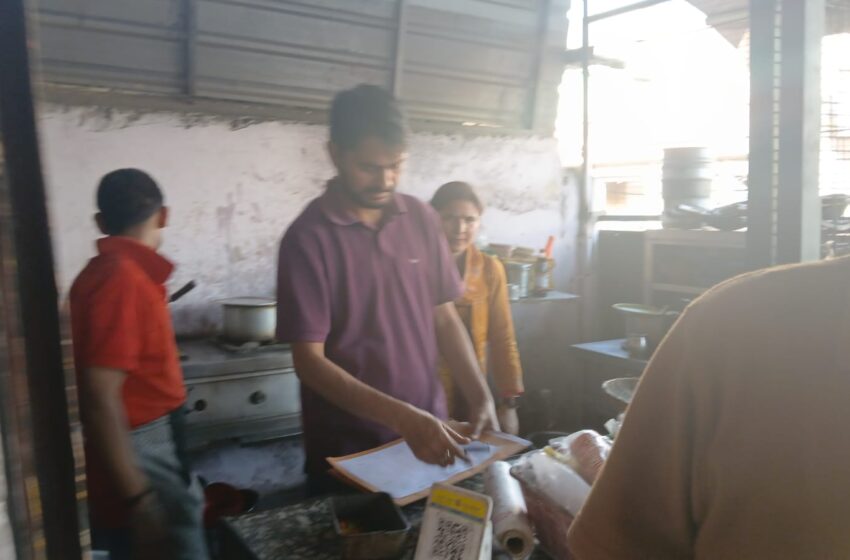  जिला प्रशासन की क्यूआरटी की कार्यवाही घरेलू गैस सिलेंडर के व्यवसायिक उपयोग पर 06 सिलेंडर जब्त