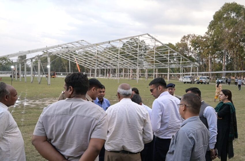  प्रधानमंत्री के आगमन से पहले देहरादून में तैयारियां तेज, डीएम ने किया स्थलीय निरीक्षण