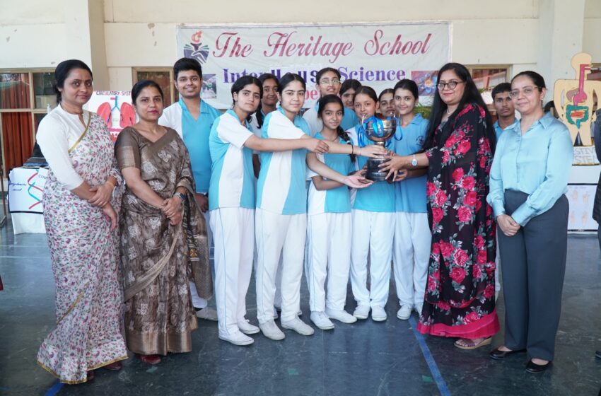  अंतर सदनीय विज्ञान प्रदर्शनी में मंदाकिनी सदन ने मारी बाजी