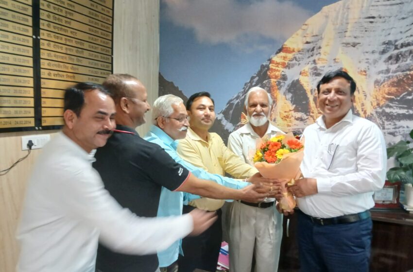  अमजा प्रतिनिधि मंडल ने की महानिदेशक सूचना से शिष्टाचार भेंट