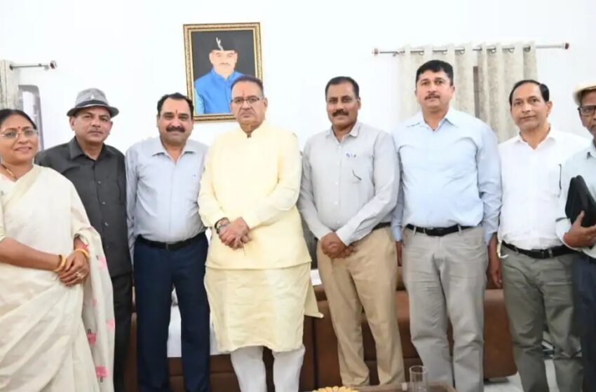  सैनिक कल्याण मंत्री से मिला पूर्व सैनिकों का प्रतिनिधिमंडल