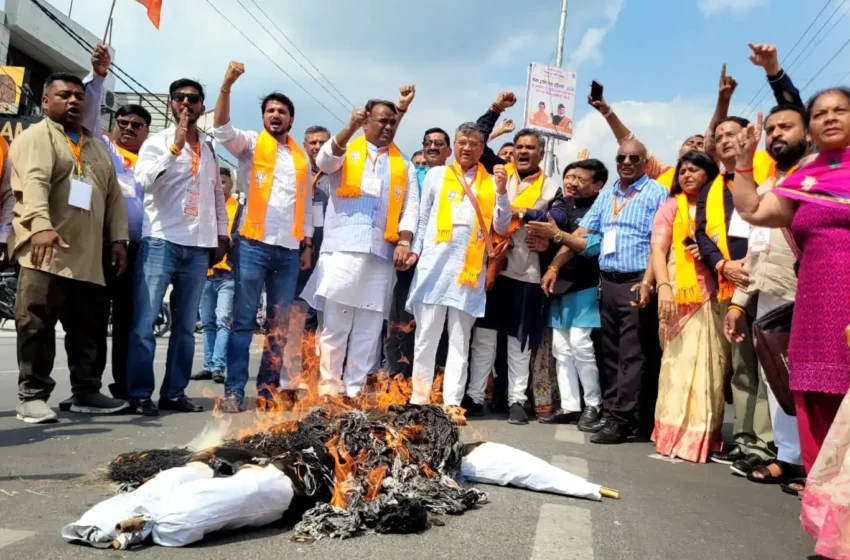  प्रदेश का माहौल बिगाड़ने की साजिश रच रही कांग्रेस : भाजपा महिला मोर्चा