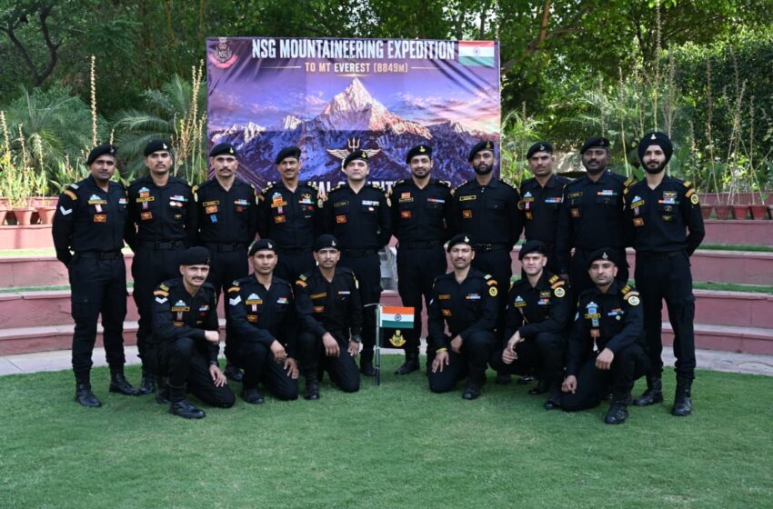  देवभूमि के सपूतों ने छुआ आसमान : NSG के मेजर अखिलेश भट्ट के नेतृत्व में उत्तराखंड के वीरों ने एवरेस्ट पर लहराया तिरंगा