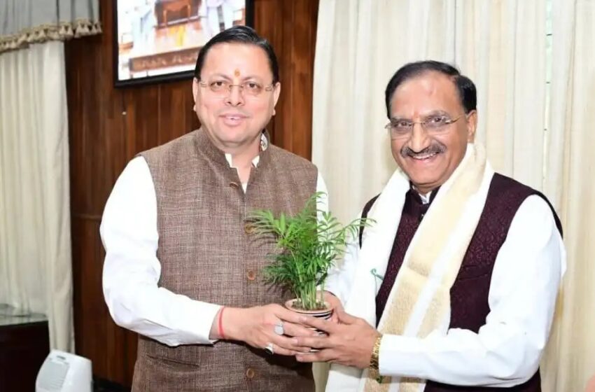  मुख्यमंत्री से पूर्व सीएम निशंक समेत जनप्रतिनिधियों ने की मुलाकात
