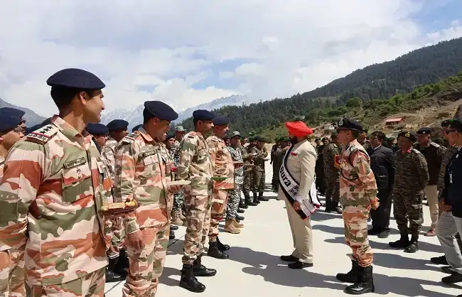  राष्ट्र सुरक्षा में सेना और आईटीबीपी की भूमिका अतुलनीय : राज्यपाल