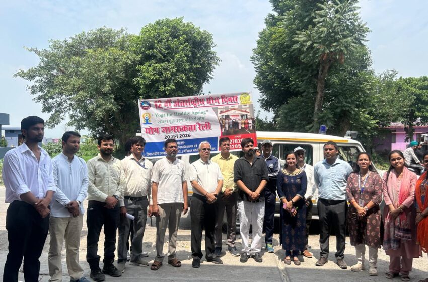  देश के पहले लेखक गांव में जुटेंगे योग साधक, स्पर्श हिमालय विश्वविद्यालय ने रैली के माध्यम से जगाई योग चेतना