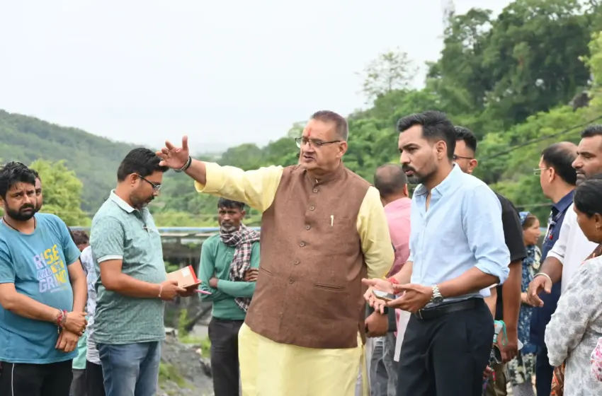  खालागांव में बारिश से क्षतिग्रस्त मार्ग का जल्द होगा पुनर्निर्माण : गणेश जोशी