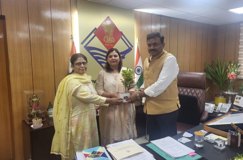  भारतीय कंपनी सचिव संस्थान के देहरादून चैप्टर के प्रतिनिधिमंडल ने उत्तराखंड के मुख्य सचिव एवं श्रम सचिव से की मुलाकात