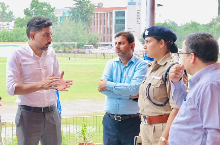  डीएम डॉ. आशीष चौहान ने लिया व्यवस्थाओं का जायजा; सुरक्षा, यातायात और गरिमापूर्ण आयोजन के दिए सख्त निर्देश