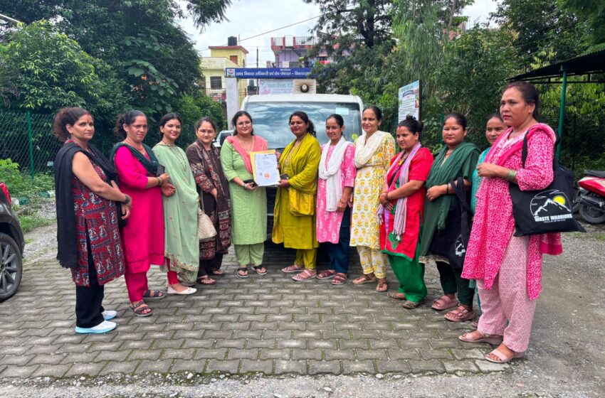  पर्यावरण सखियों को मिला कचरा संग्रहण वाहन, गांवों में मजबूत होगी कचरा संग्रहण एवं प्रबंधन व्यवस्था