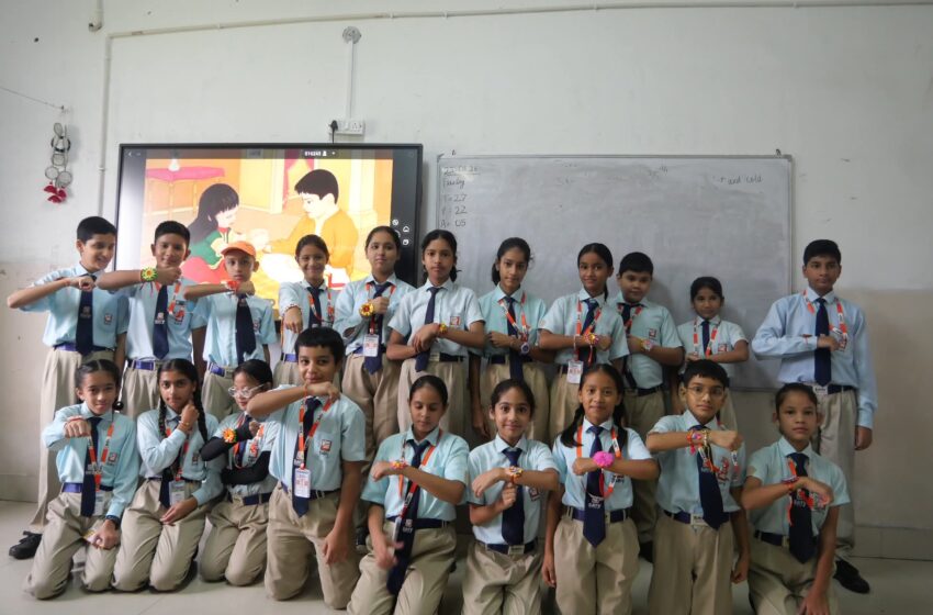  एडिफाई वर्ल्ड स्कूल में राखी एवं व्हाइट डे समारोह हर्षोल्लास से मनाया गया