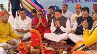  उत्तराखंड के पहले क्रीड़ा विश्वविद्यालय का मुख्यमंत्री धामी ने किया शिलान्यास