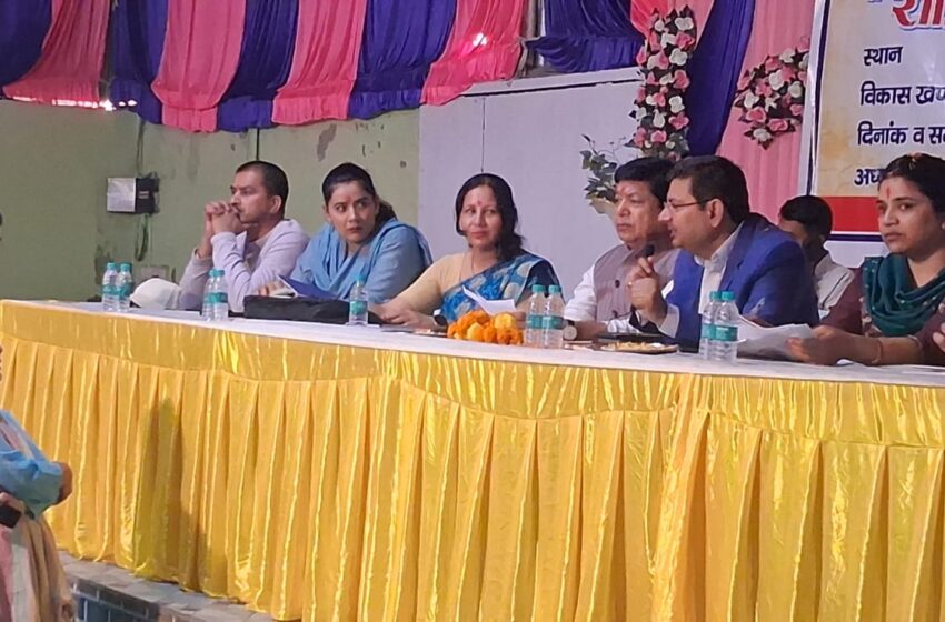  ग्रामीणों की समस्याओं के त्वरित समाधान को रानीपोखरी मौजा में आयोजित हुई ‘रात्रि चौपाल’