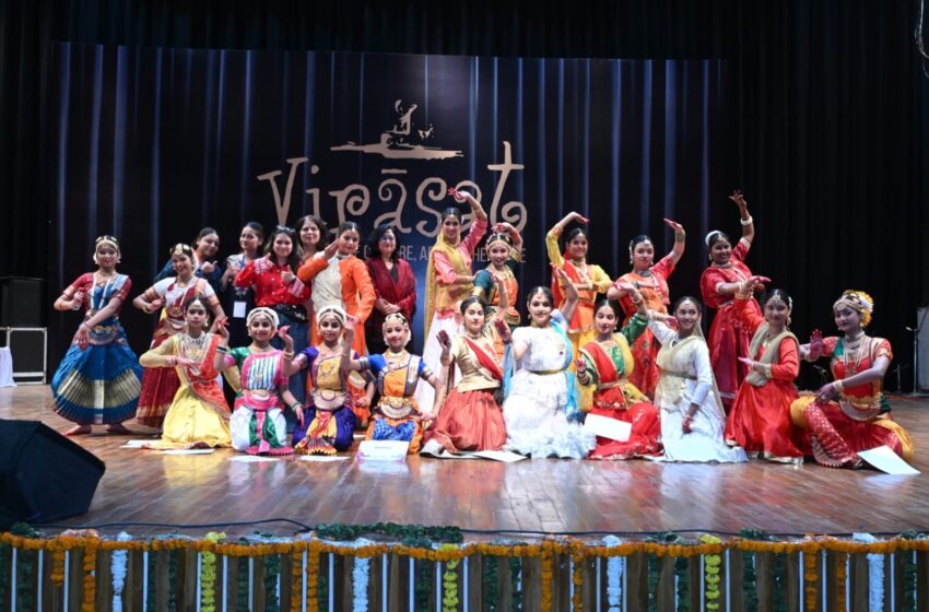 विरासत साधना में भारतीय शास्त्रीय संगीत एवं लोकनृत्य की शाही झलकियों का गजब और शानदार रहा अंदाज़